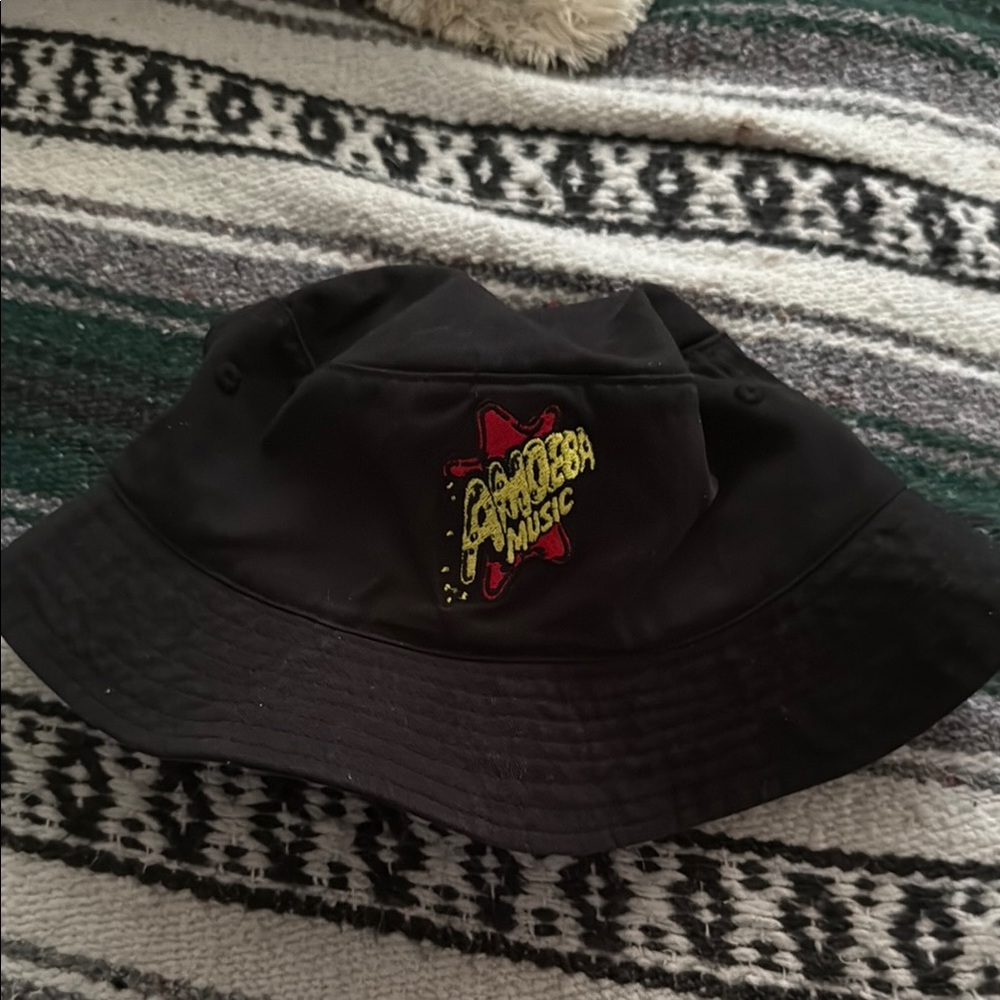 Black Bucket Hat by Amoeba Music